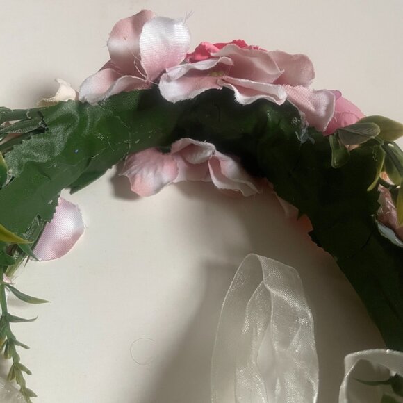 Pink & Lavender Floral Crown Headband - Picture 6 of 8